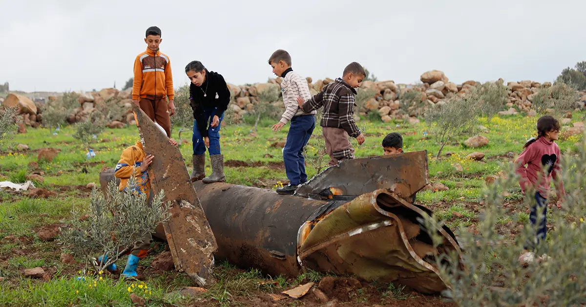 İran roketinin parçaları Suriye'ye düştü