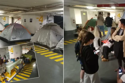 NTV ekibi Tel Aviv'in en büyük sığınağını görüntüledi