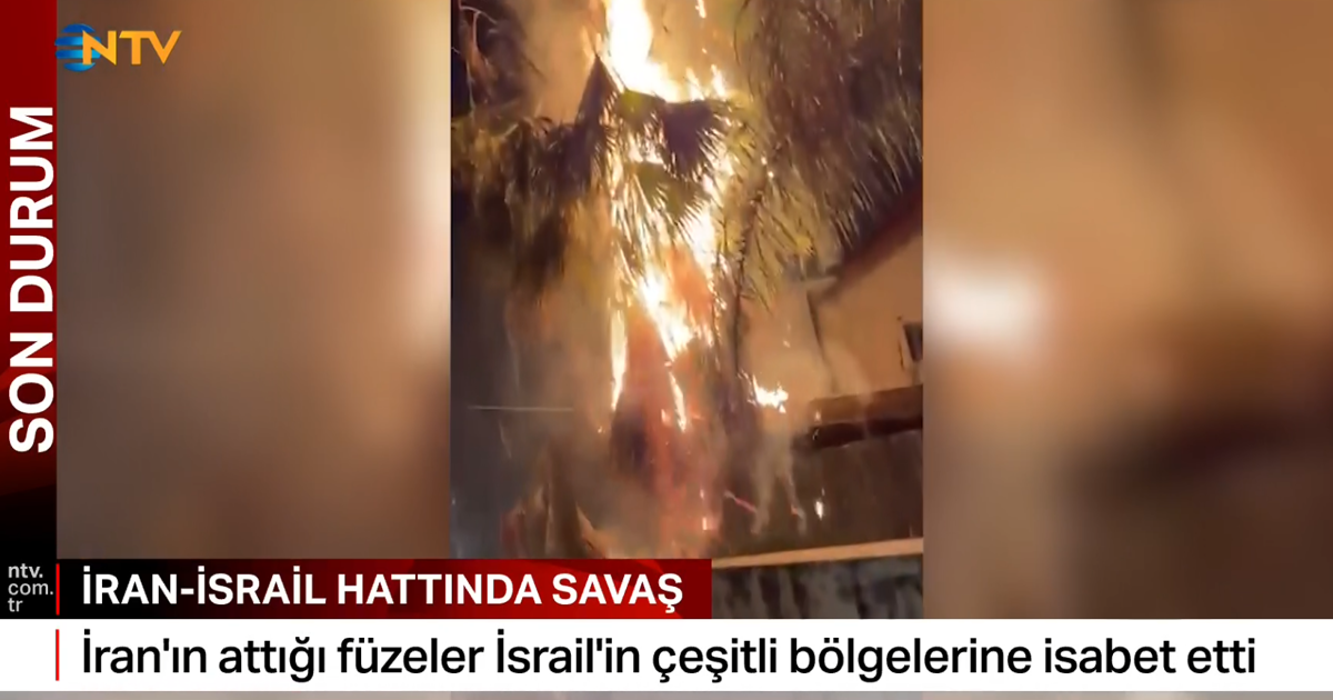İran gece İsrail'i vurdu