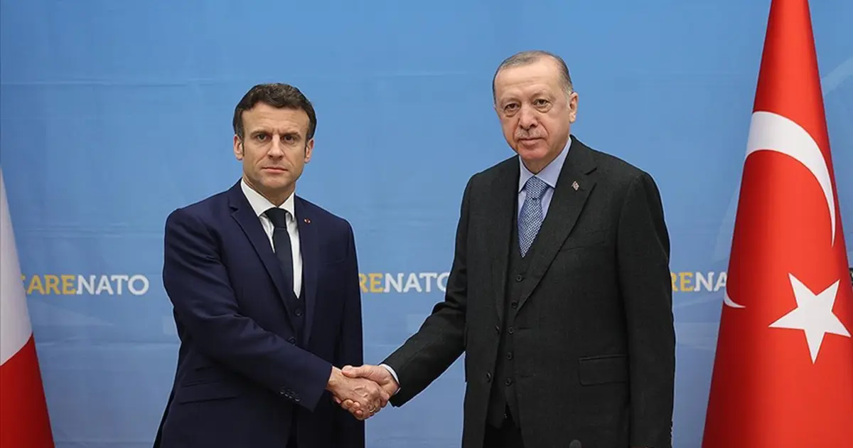 Cumhurbaşkanı Erdoğan, Macron ile görüştü