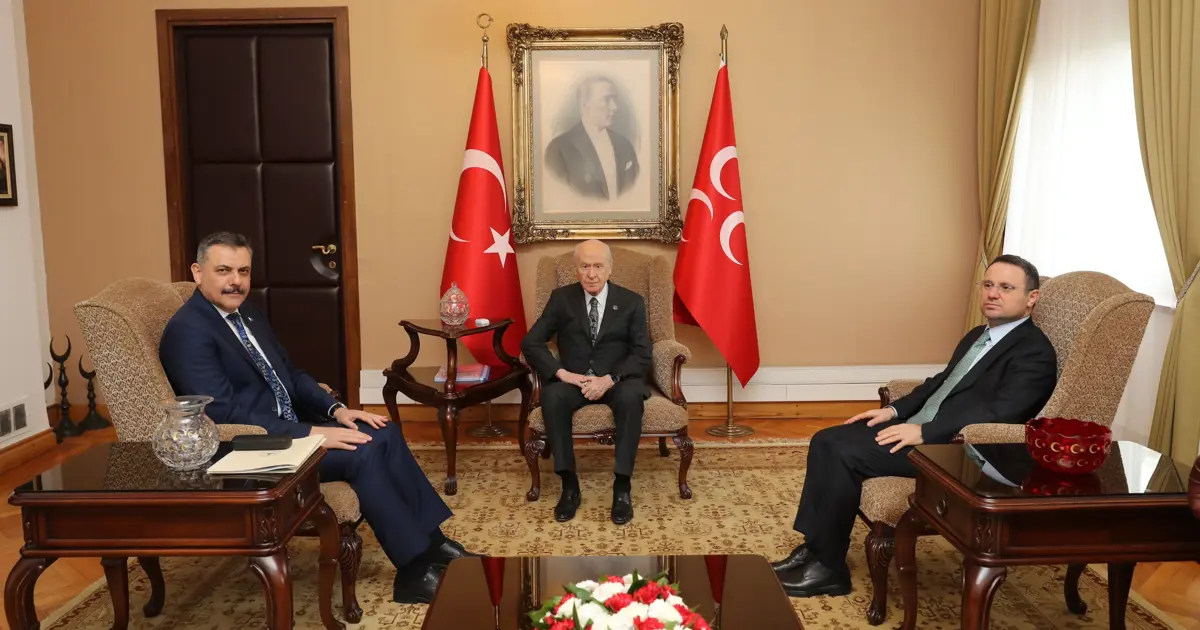 İçişleri Bakanı Çiftçi ve Adalet Bakanı Gürlek'ten Bahçeli'ye ziyaret | NTV Haber