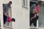Bıçakla 3 yaşındaki kızını rehin aldı. Polis vurarak durdurdu | NTV Haber