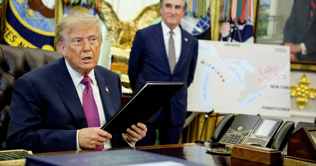 Trump Ontario Gölü'nü Amerika Gölü yaptı