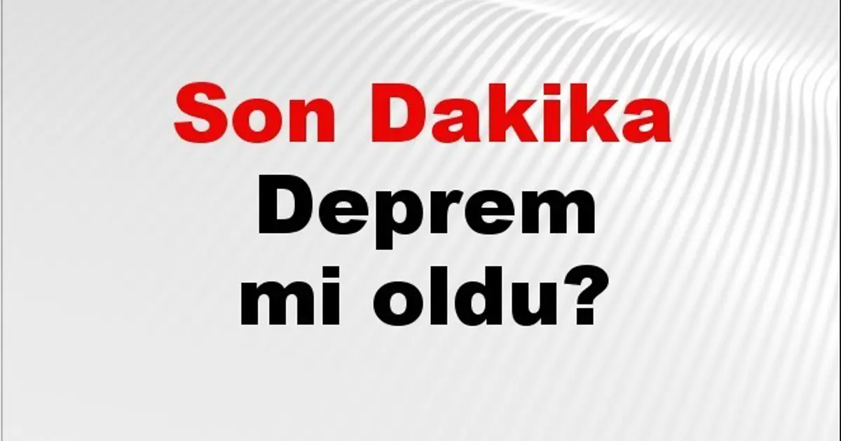 Son dakika deprem mi oldu? Az önce deprem nerede oldu? İstanbul, Ankara, İzmir ve il il AFAD son depremler 17 Ağustos 2026 | NTV Haber